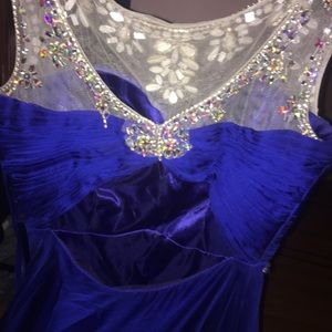 Blue prom dress